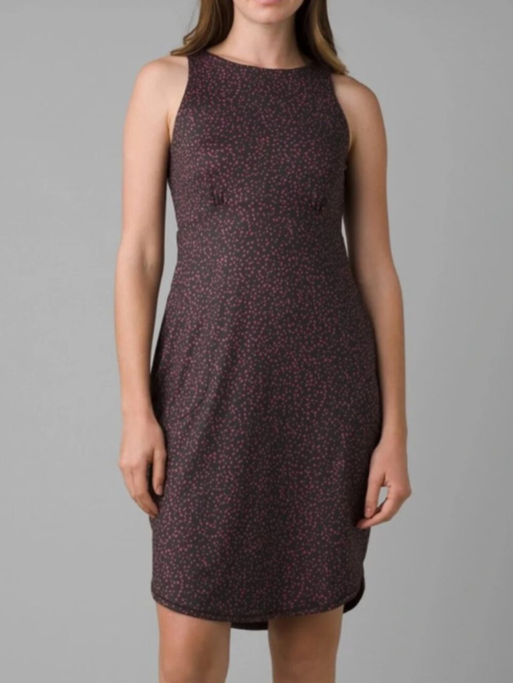 NWT prAna Emerald Lake Dress, Sleeveless, Deep Pine Spots  - Womens XL